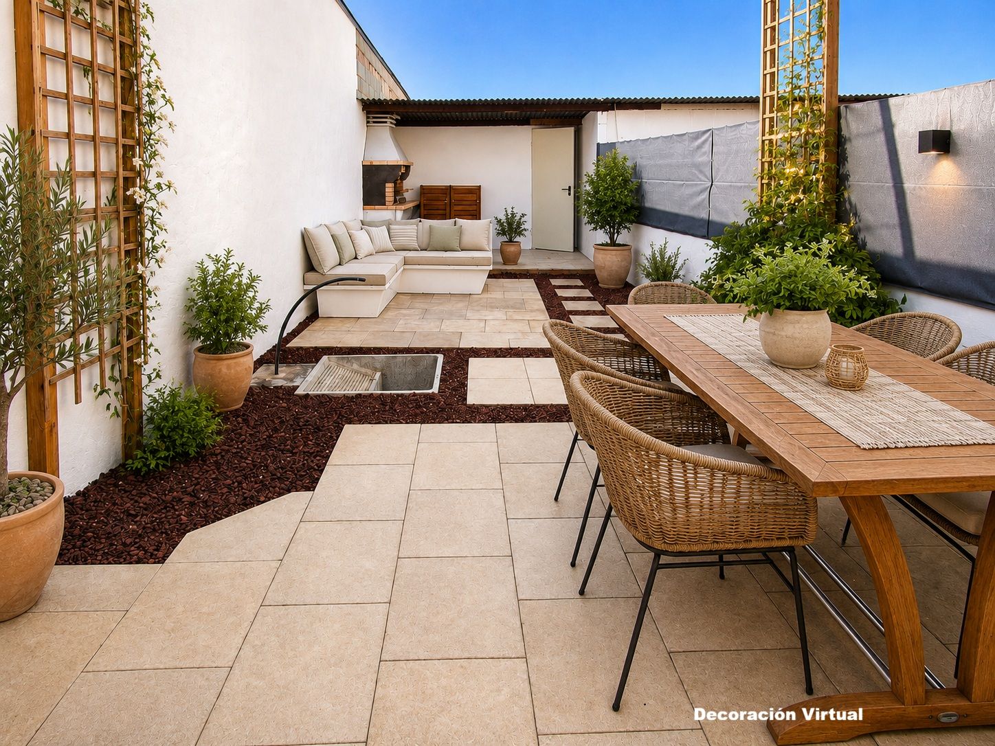 W-474 - Casa de pueblo reformada con patio y amplia terraza con vistas en Vall d'Albaida - Bufali