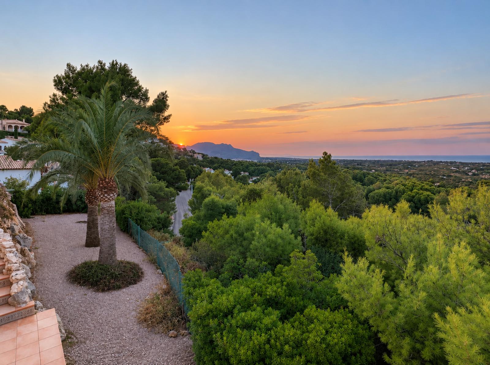 K-480 - Villa con vistas panorámicas al mar y la montaña en La Sella, Pedreguer