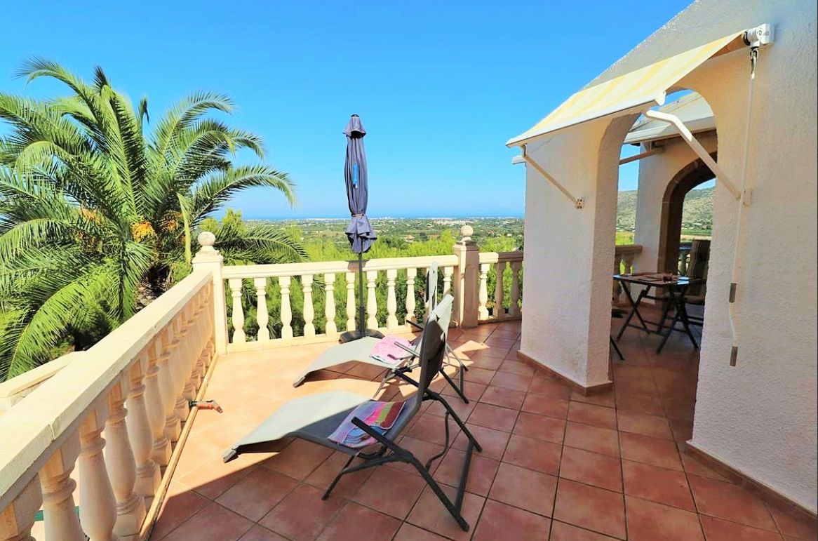 K-480 - Villa con vistas panorámicas al mar y la montaña en La Sella, Pedreguer