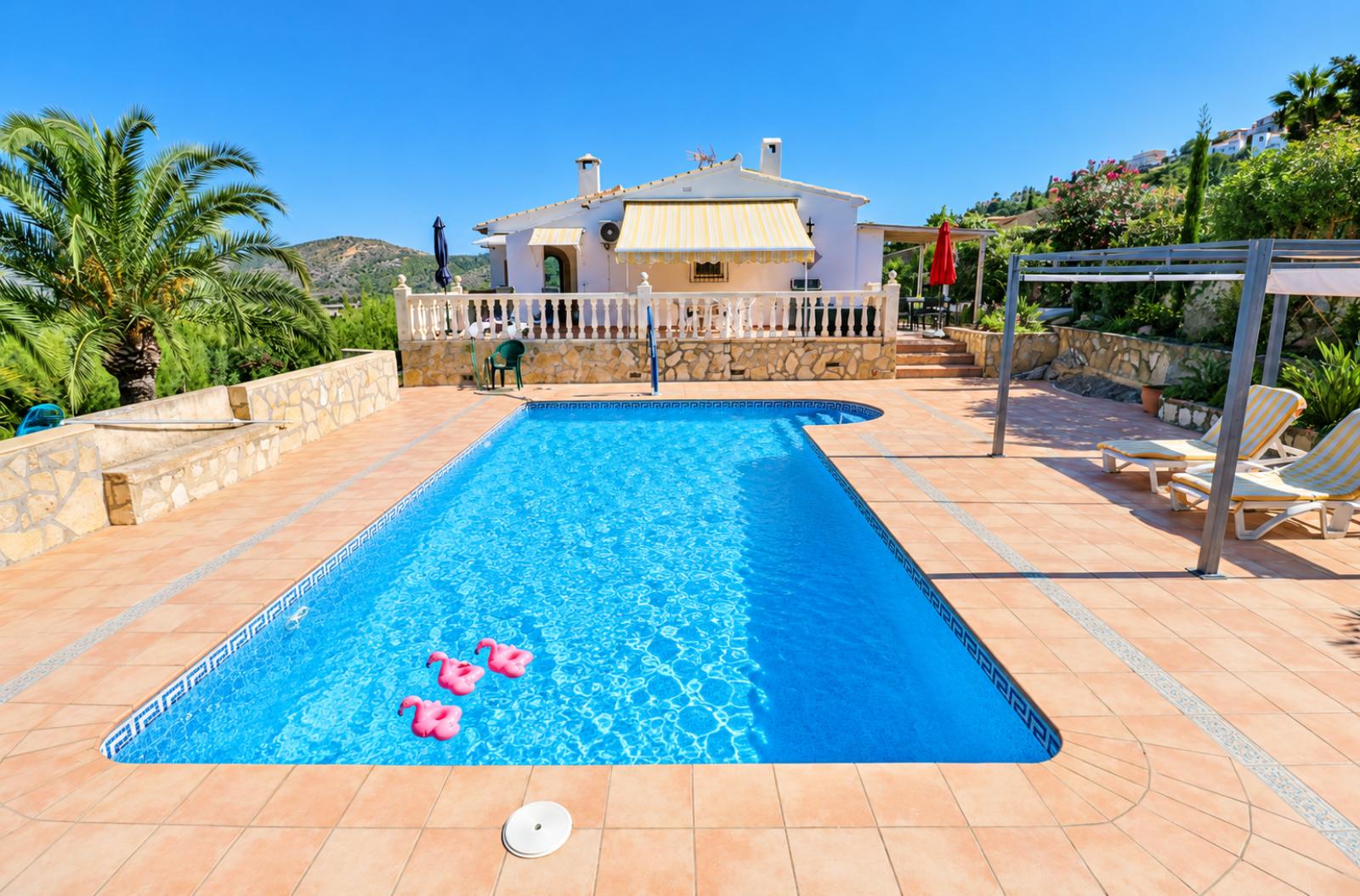 K-480 - Villa con vistas panorámicas al mar y la montaña en La Sella, Pedreguer