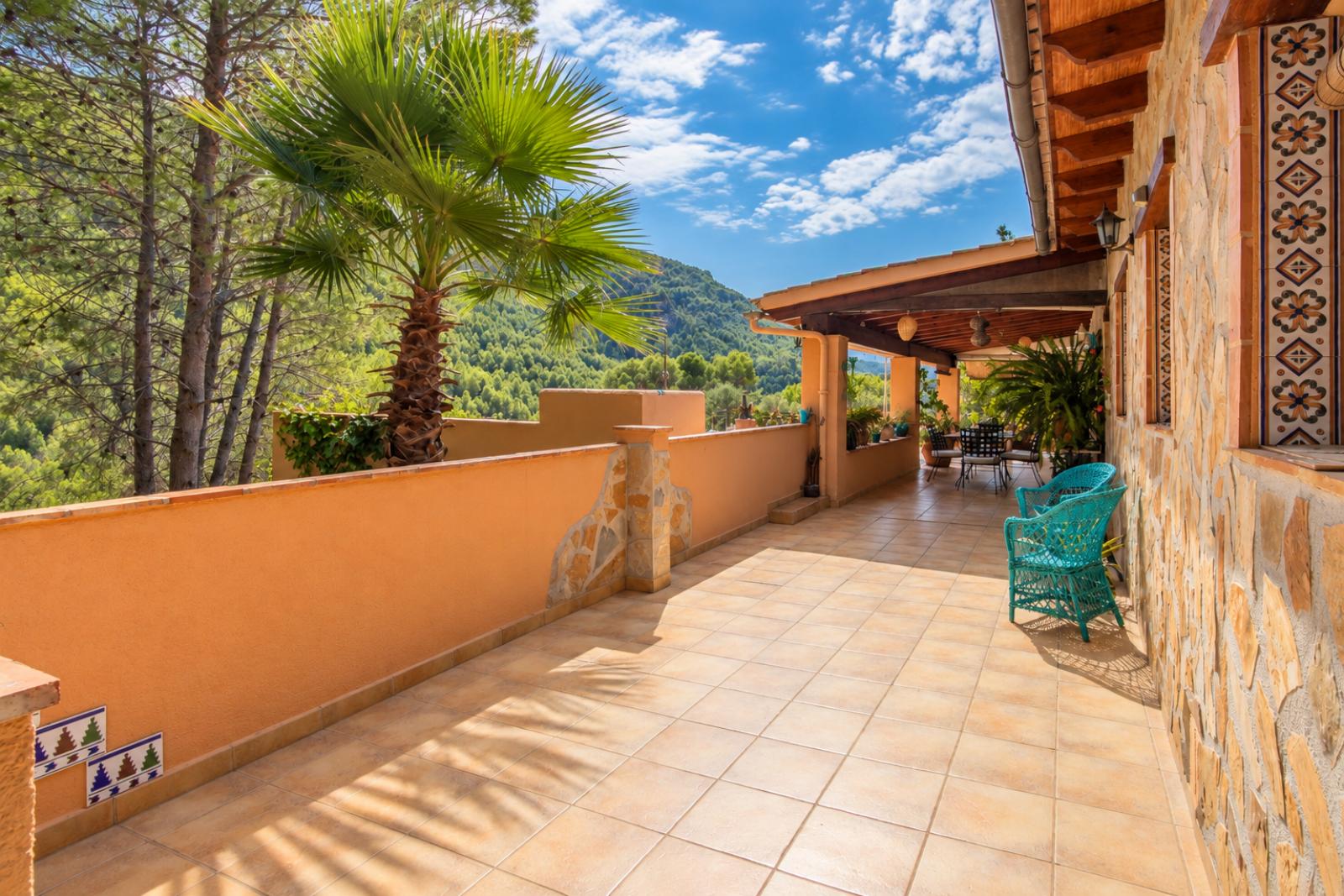 W-482 - Landhaus mit Pool und Blick auf die Berge in Castell de Castells, Alicante