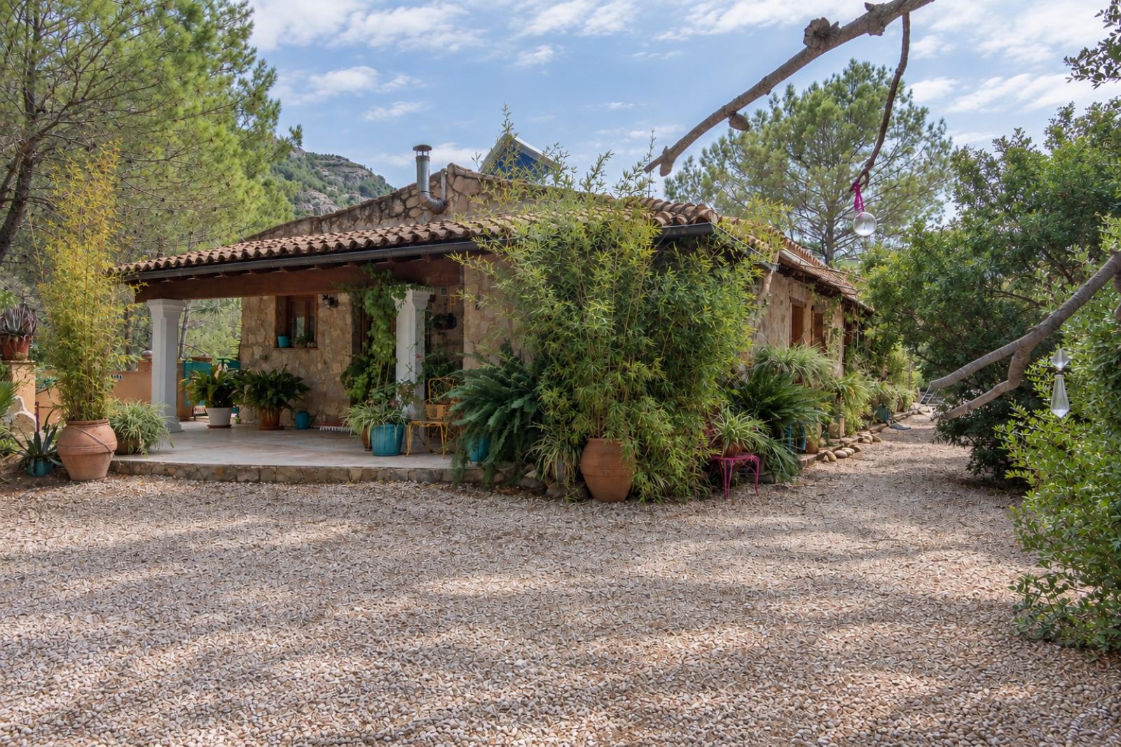 W-482 - Landhaus mit Pool und Blick auf die Berge in Castell de Castells, Alicante