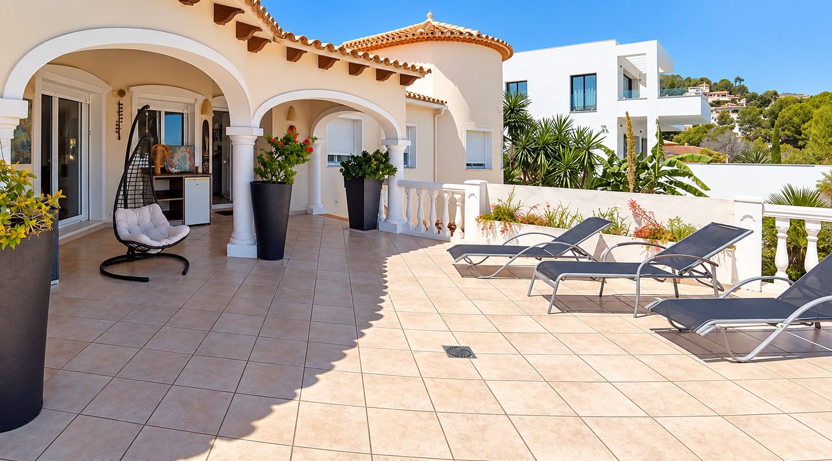 W-433 - Villa mit Blick auf das Meer, die Berge und den Golfplatz – Dénia, Costa Blanca