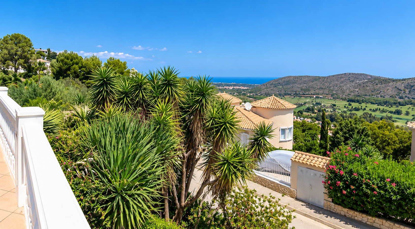 W-433 - Villa mit Blick auf das Meer, die Berge und den Golfplatz – Dénia, Costa Blanca