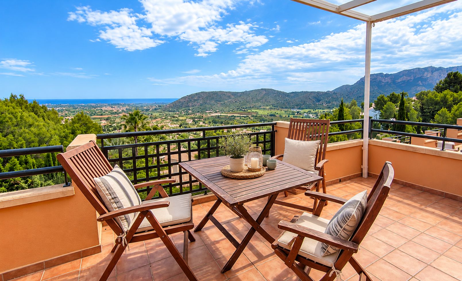W-462 - Penthouse avec vue mer et golf à La Sella, Costa Blanca