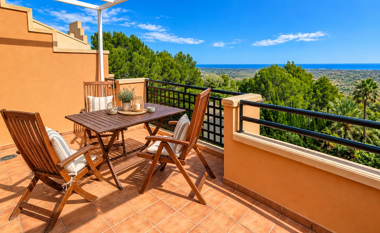 W-462 - Penthouse avec vue mer et golf à La Sella, Costa Blanca